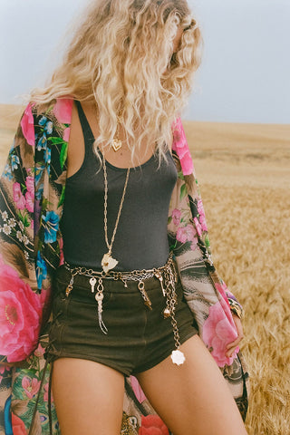 Fontaine Leather Mini Short