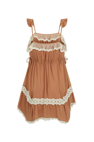 Poison Peach Mini Dress