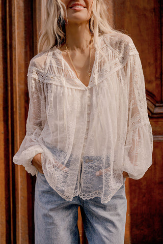 Teodora Lace Blouse